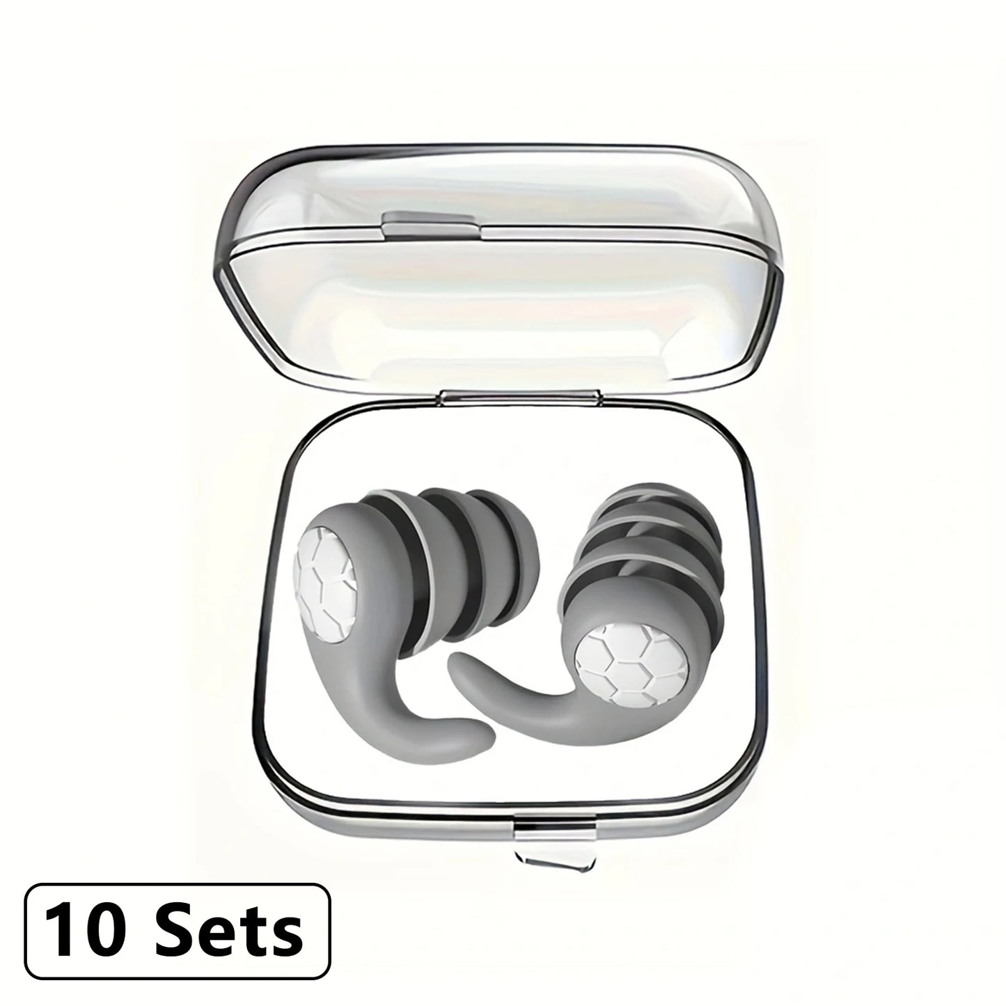 ZenPlus Reusable Silicone Earplugs – Soft Noise-Cancelling Ear Plugs for Sleeping, Swimming, Studying, and Travel – Comfortable Fit, Eco-Friendly & Washable