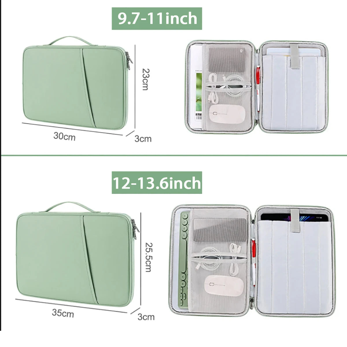 Laptop Sleeve Handbag Case for Macbook Pro Air13 13.6 14 15 15.6 16 Waterproof Notebook Cover for Lenovo HP Xiaomi Bag Funda