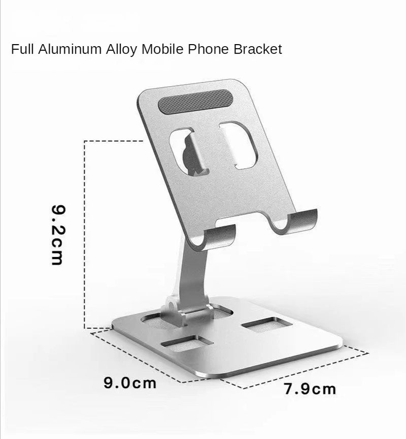 AluFold Desk Stand – Adjustable Foldable Phone & Tablet Holder