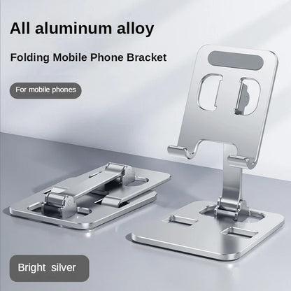 AluFold Desk Stand – Adjustable Foldable Phone & Tablet Holder