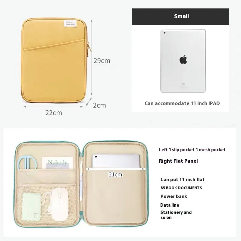 Tablet Bag 9-11Inch for Ipad Air4 5 Pro 11 10.9 Ipad Case 10.5 Inch for Xiaomi 5 Samsung Huawei Lenovo Shockproof Pouch Bags