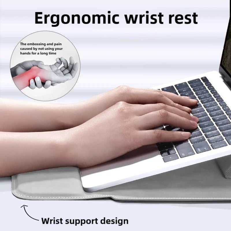 Ergonomic Laptop Case with Stand