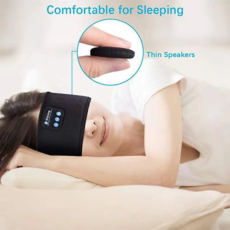Bluetooth Earphones Sleeping Headband Elastic Wireless Headphones Music Eye Mask Wireless Bluetooth Headset Headband