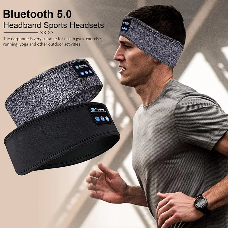 Bluetooth Earphones Sleeping Headband Elastic Wireless Headphones Music Eye Mask Wireless Bluetooth Headset Headband