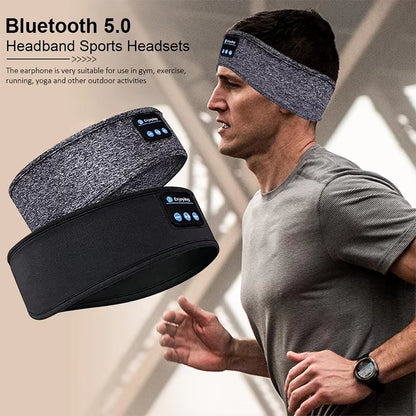 Bluetooth Earphones Sleeping Headband Elastic Wireless Headphones Music Eye Mask Wireless Bluetooth Headset Headband