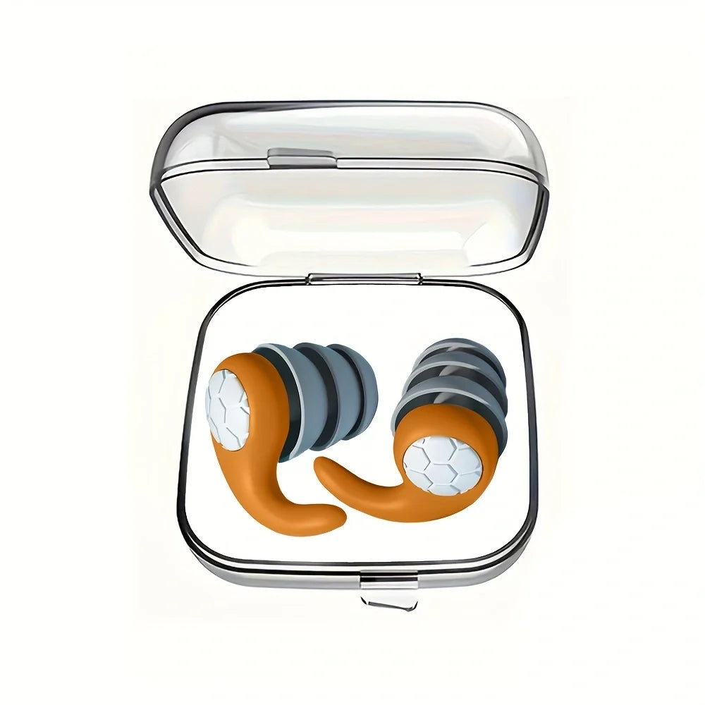 ZenPlus Reusable Silicone Earplugs – Soft Noise-Cancelling Ear Plugs for Sleeping, Swimming, Studying, and Travel – Comfortable Fit, Eco-Friendly & Washable