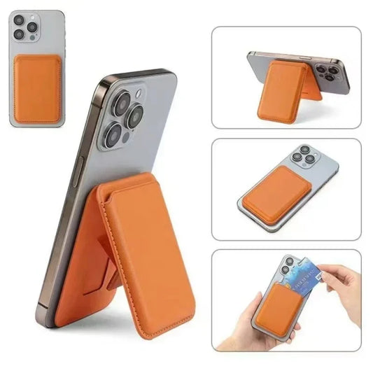 MagFold Magnetic Phone Wallet Stand Case – Strong MagSafe Compatible Card Holder with Kickstand