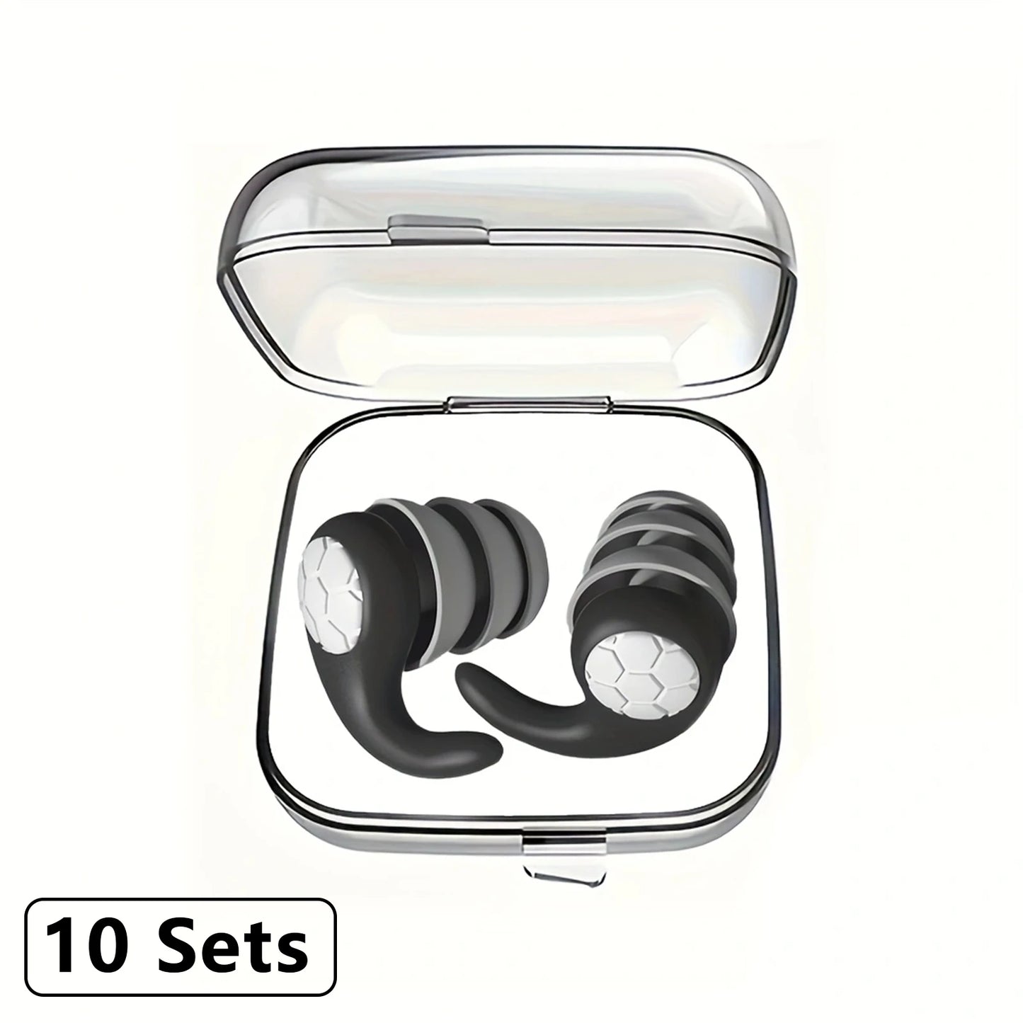 ZenPlus Reusable Silicone Earplugs – Soft Noise-Cancelling Ear Plugs for Sleeping, Swimming, Studying, and Travel – Comfortable Fit, Eco-Friendly & Washable