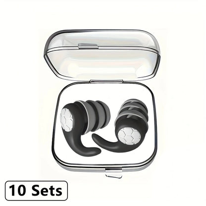 ZenPlus Reusable Silicone Earplugs – Soft Noise-Cancelling Ear Plugs for Sleeping, Swimming, Studying, and Travel – Comfortable Fit, Eco-Friendly & Washable