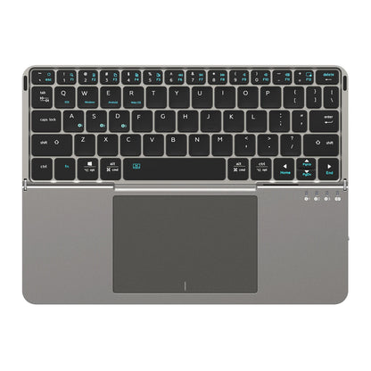 Foldable Bluetooth Keyboard with Touchpad & Phone Holder