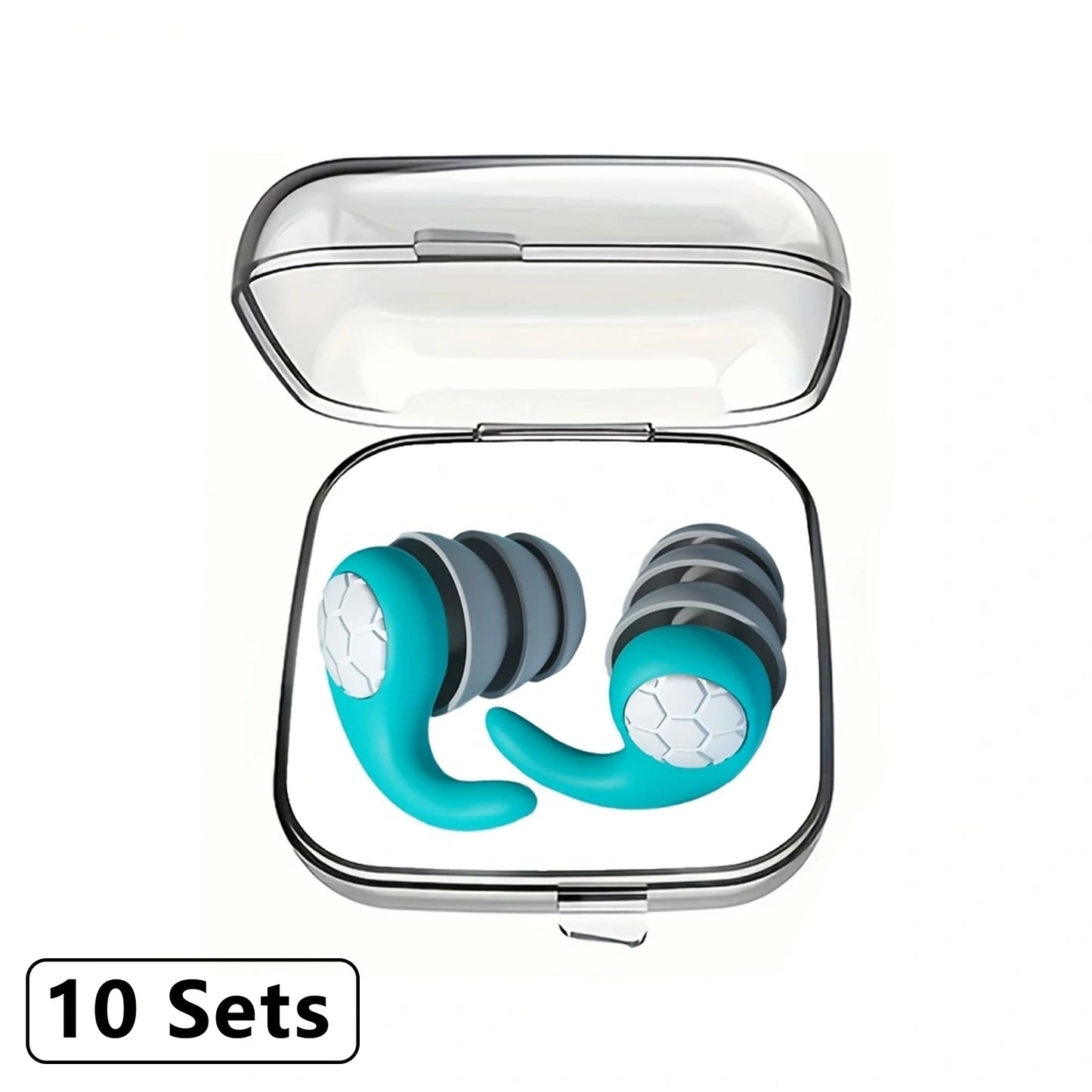 ZenPlus Reusable Silicone Earplugs – Soft Noise-Cancelling Ear Plugs for Sleeping, Swimming, Studying, and Travel – Comfortable Fit, Eco-Friendly & Washable