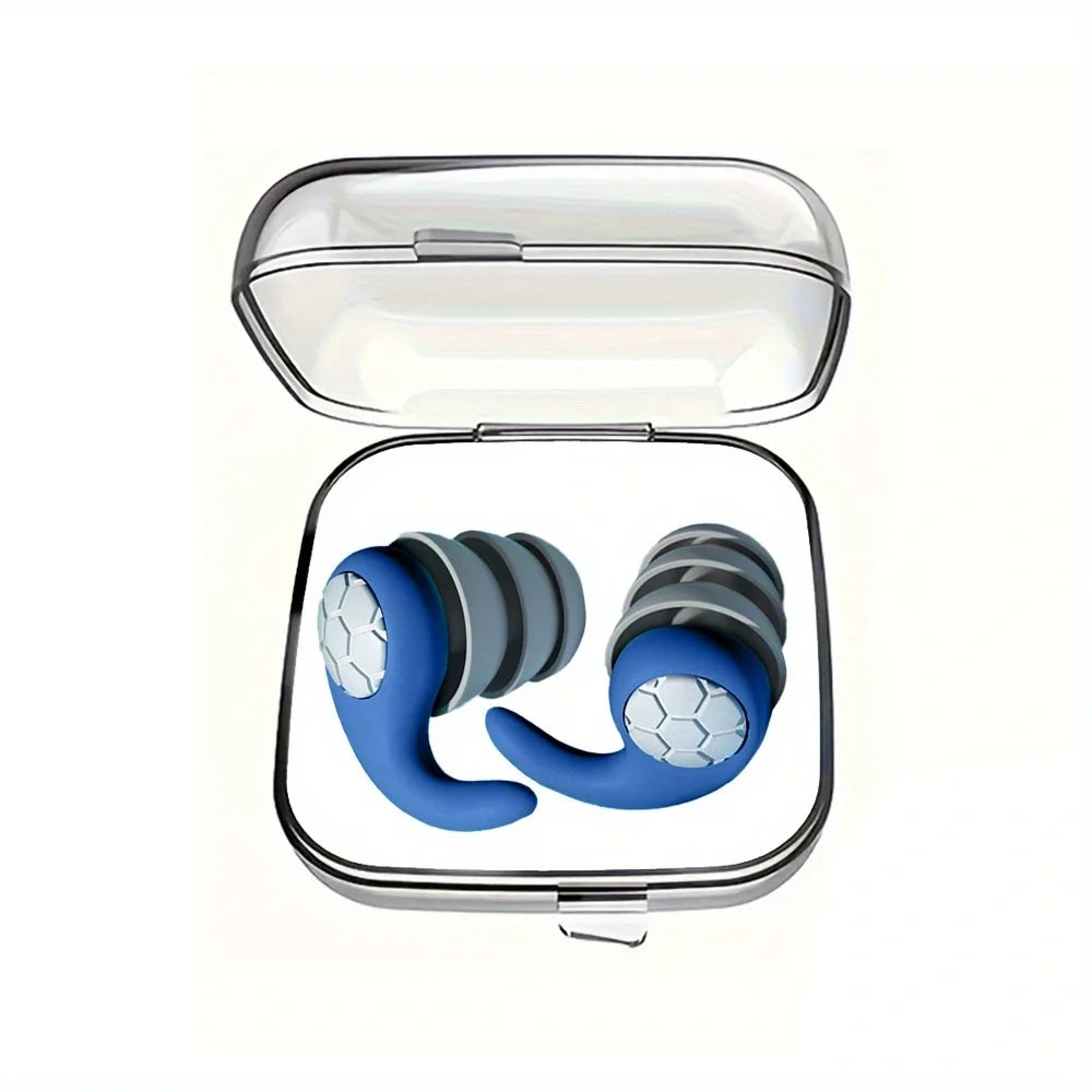 ZenPlus Reusable Silicone Earplugs – Soft Noise-Cancelling Ear Plugs for Sleeping, Swimming, Studying, and Travel – Comfortable Fit, Eco-Friendly & Washable