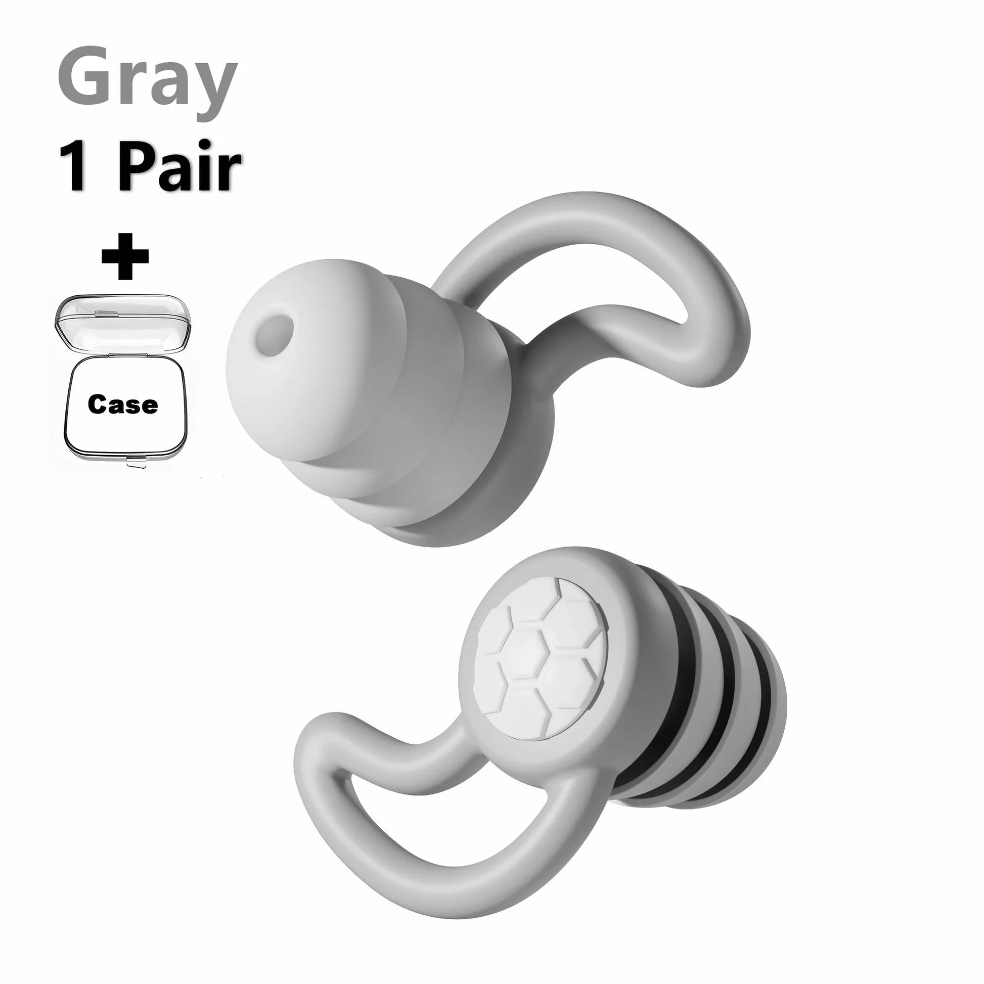 ZenPlus Reusable Silicone Earplugs – Soft Noise-Cancelling Ear Plugs for Sleeping, Swimming, Studying, and Travel – Comfortable Fit, Eco-Friendly & Washable