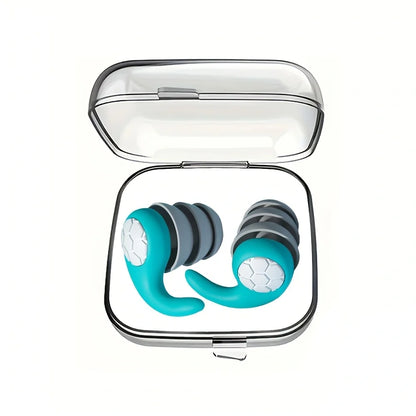 ZenPlus Reusable Silicone Earplugs – Soft Noise-Cancelling Ear Plugs for Sleeping, Swimming, Studying, and Travel – Comfortable Fit, Eco-Friendly & Washable