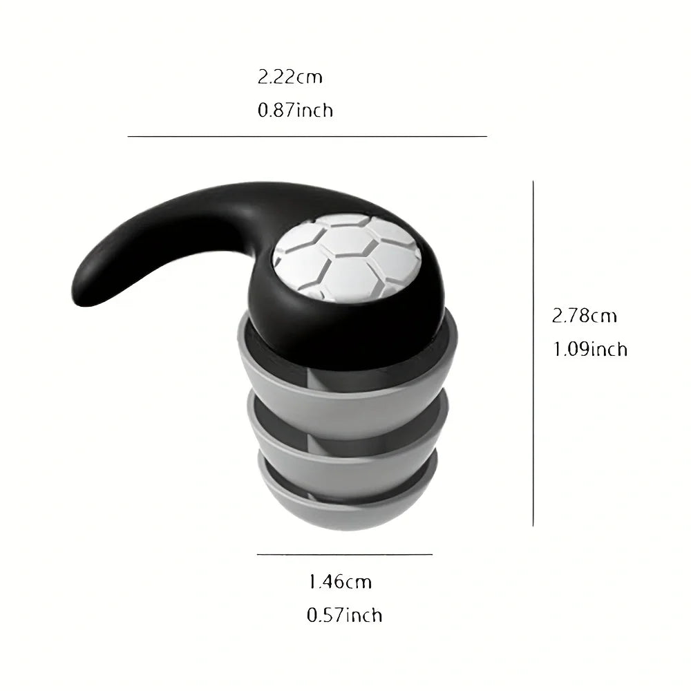 ZenPlus Reusable Silicone Earplugs – Soft Noise-Cancelling Ear Plugs for Sleeping, Swimming, Studying, and Travel – Comfortable Fit, Eco-Friendly & Washable