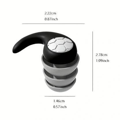 ZenPlus Reusable Silicone Earplugs – Soft Noise-Cancelling Ear Plugs for Sleeping, Swimming, Studying, and Travel – Comfortable Fit, Eco-Friendly & Washable