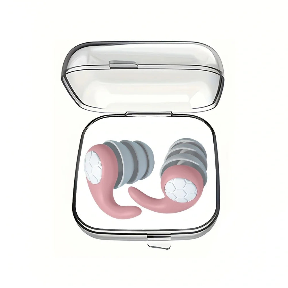 ZenPlus Reusable Silicone Earplugs – Soft Noise-Cancelling Ear Plugs for Sleeping, Swimming, Studying, and Travel – Comfortable Fit, Eco-Friendly & Washable