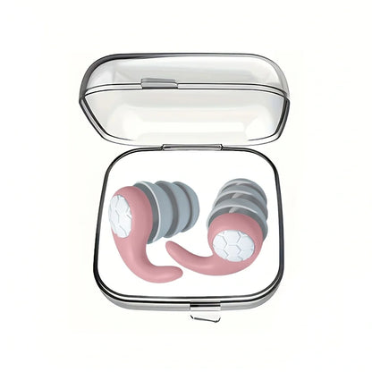 ZenPlus Reusable Silicone Earplugs – Soft Noise-Cancelling Ear Plugs for Sleeping, Swimming, Studying, and Travel – Comfortable Fit, Eco-Friendly & Washable