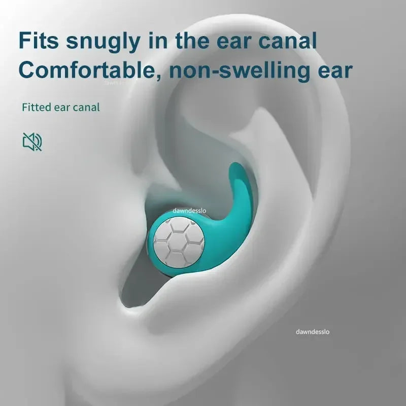 ZenPlus Reusable Silicone Earplugs – Soft Noise-Cancelling Ear Plugs for Sleeping, Swimming, Studying, and Travel – Comfortable Fit, Eco-Friendly & Washable