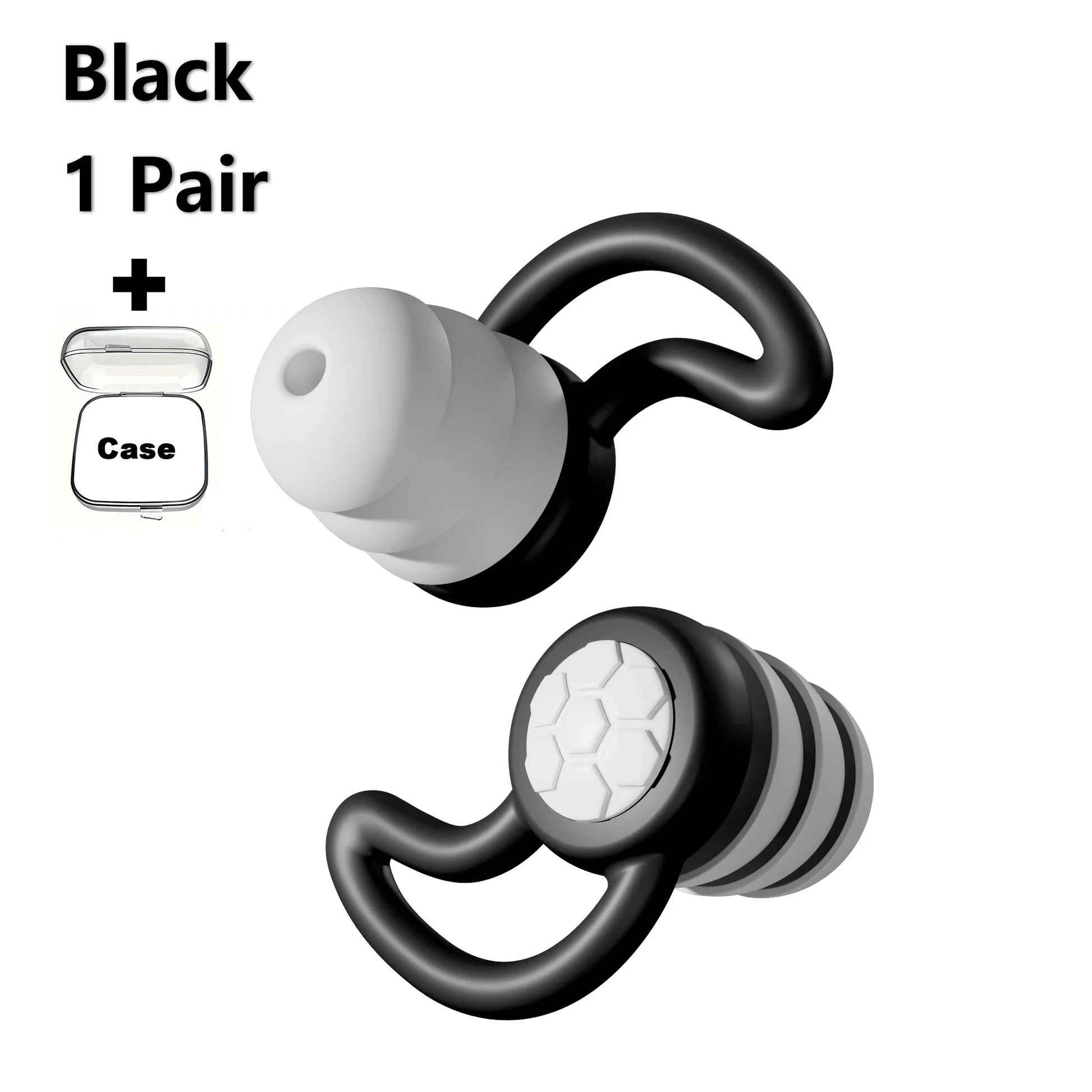ZenPlus Reusable Silicone Earplugs – Soft Noise-Cancelling Ear Plugs for Sleeping, Swimming, Studying, and Travel – Comfortable Fit, Eco-Friendly & Washable