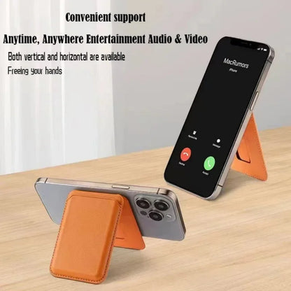 MagFold Magnetic Phone Wallet Stand Case – Strong MagSafe Compatible Card Holder with Kickstand