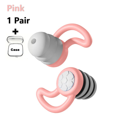 ZenPlus Reusable Silicone Earplugs – Soft Noise-Cancelling Ear Plugs for Sleeping, Swimming, Studying, and Travel – Comfortable Fit, Eco-Friendly & Washable