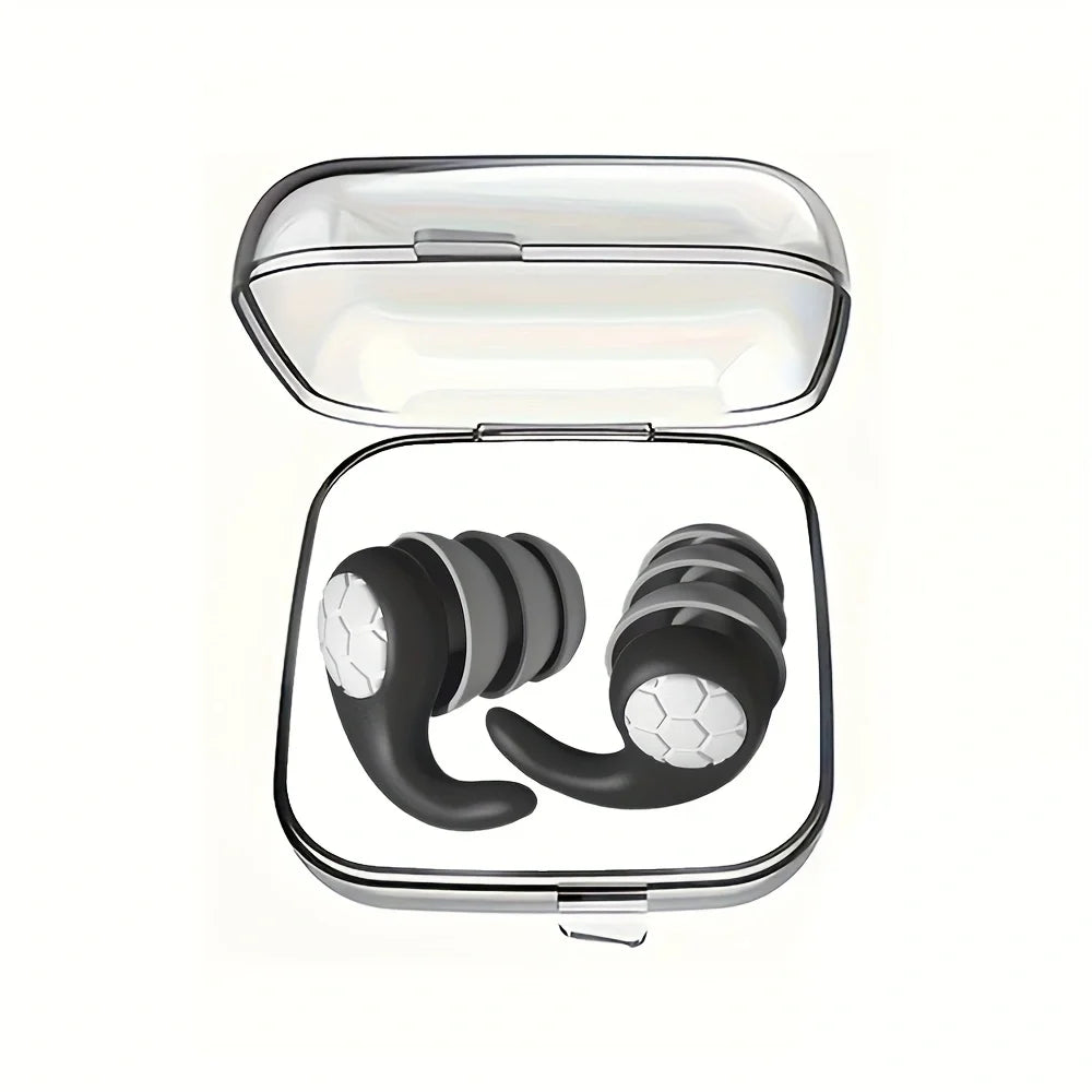 ZenPlus Reusable Silicone Earplugs – Soft Noise-Cancelling Ear Plugs for Sleeping, Swimming, Studying, and Travel – Comfortable Fit, Eco-Friendly & Washable
