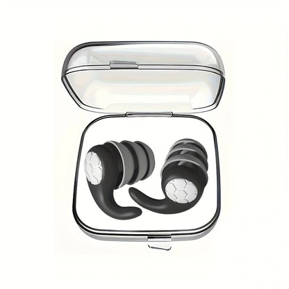 ZenPlus Reusable Silicone Earplugs – Soft Noise-Cancelling Ear Plugs for Sleeping, Swimming, Studying, and Travel – Comfortable Fit, Eco-Friendly & Washable