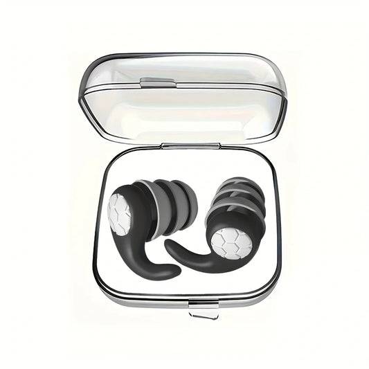 ZenPlus Reusable Silicone Earplugs – Soft Noise-Cancelling Ear Plugs for Sleeping, Swimming, Studying, and Travel – Comfortable Fit, Eco-Friendly & Washable