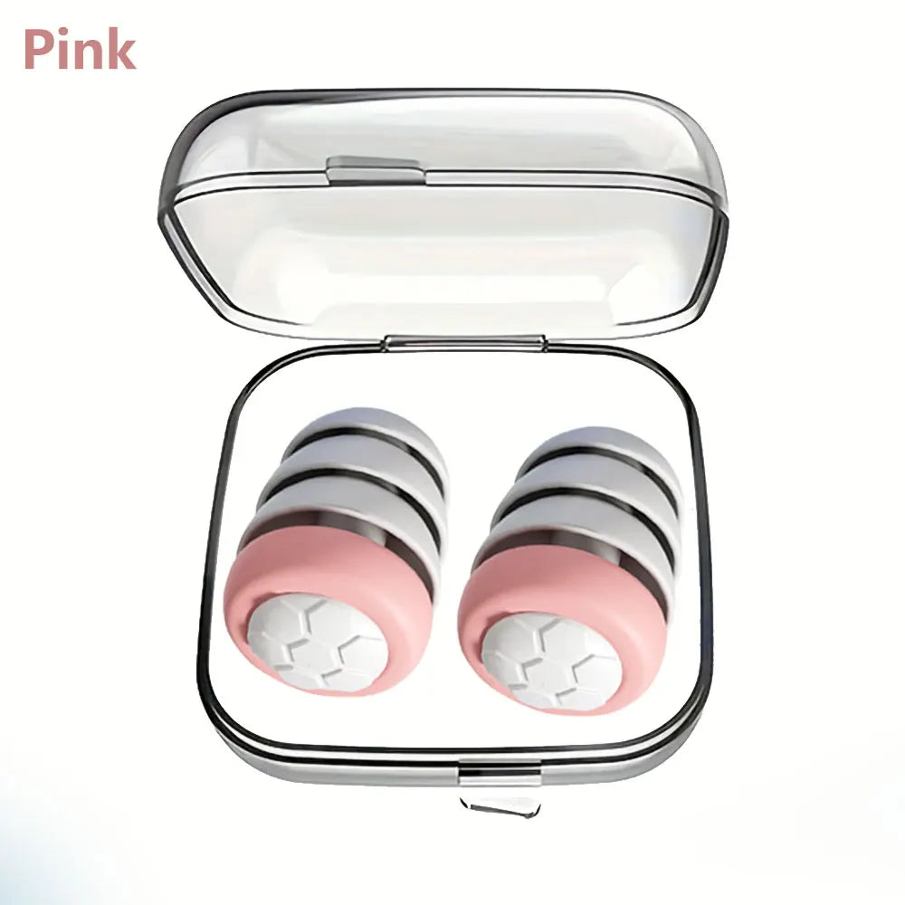 ZenPlus Reusable Silicone Earplugs – Soft Noise-Cancelling Ear Plugs for Sleeping, Swimming, Studying, and Travel – Comfortable Fit, Eco-Friendly & Washable