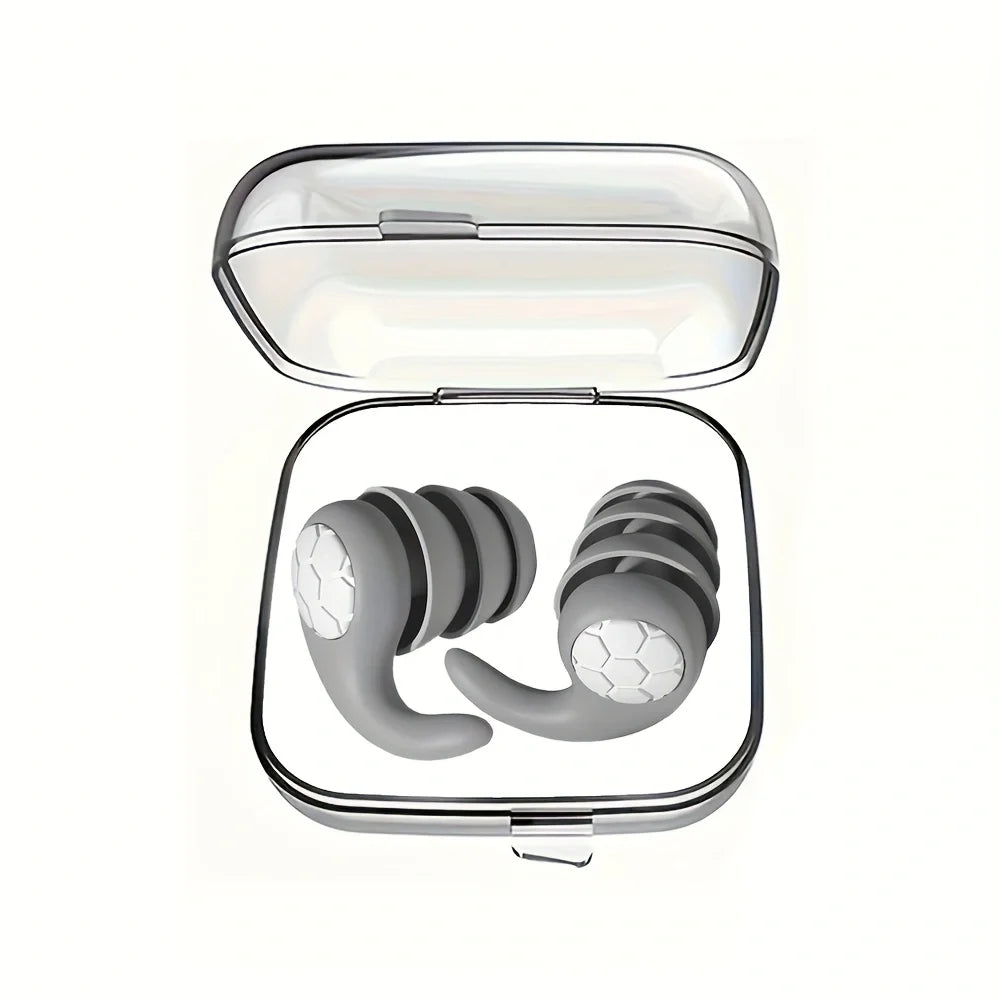 ZenPlus Reusable Silicone Earplugs – Soft Noise-Cancelling Ear Plugs for Sleeping, Swimming, Studying, and Travel – Comfortable Fit, Eco-Friendly & Washable