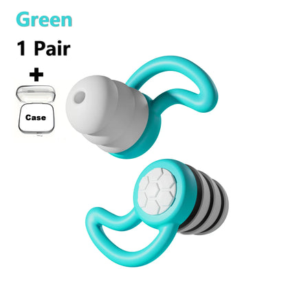 ZenPlus Reusable Silicone Earplugs – Soft Noise-Cancelling Ear Plugs for Sleeping, Swimming, Studying, and Travel – Comfortable Fit, Eco-Friendly & Washable