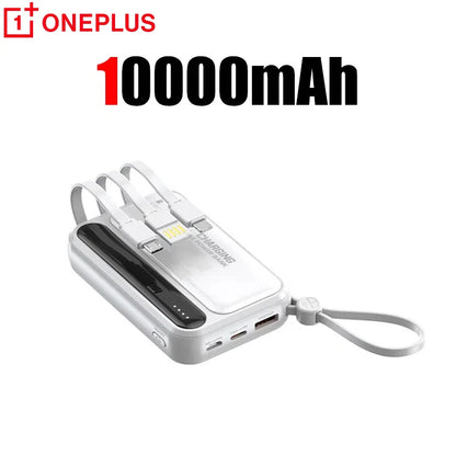 VoltGo 4-in-1 Power Bank 50000mAh – Ultra High Capacity Portable Charger with Built-In Cables, Intelligent Digital Display, LED Light, and Multi-Device Fast Charging