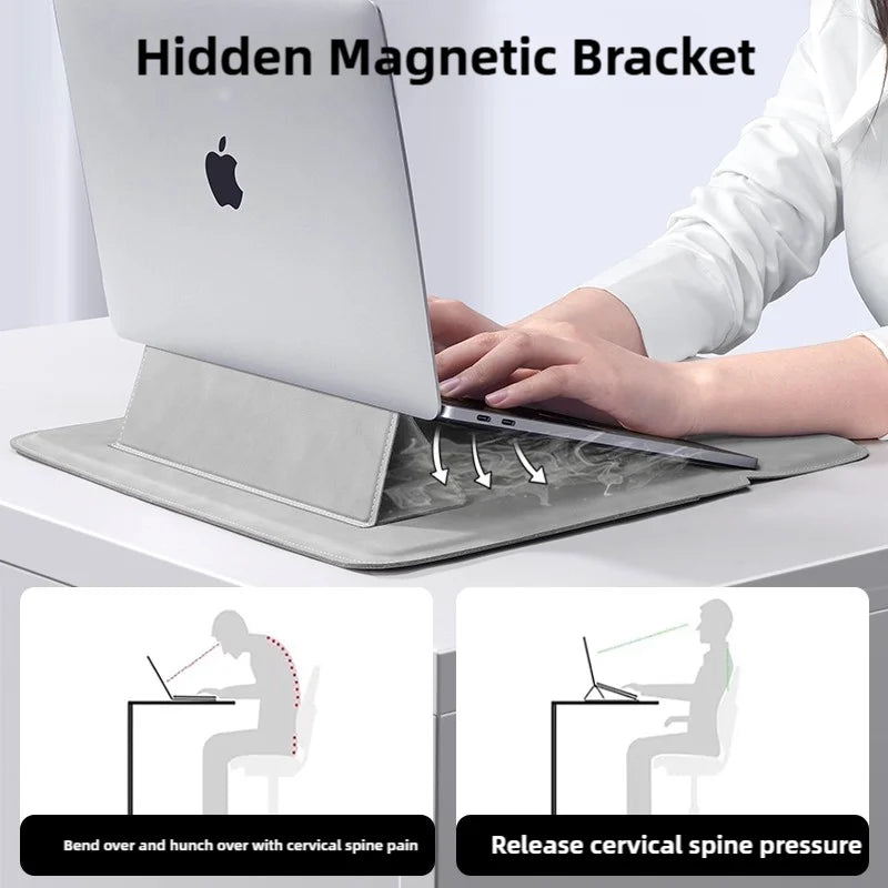 Ergonomic Laptop Case with Stand